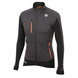 Warme Trainingsjas Sportful Apex WS Jacket Zwart-antraciet